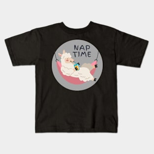 most likely to take a nap Sticker Kids T-Shirt